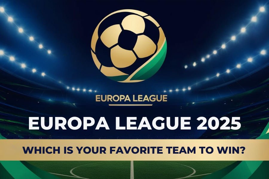 A football in the middle of a football ground in Europa League 2025