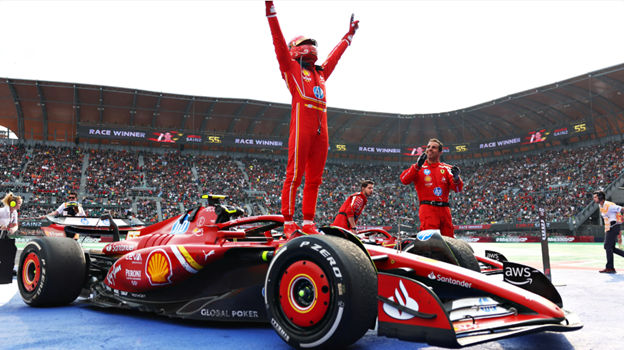 mexican city grand prix 2024 victory moment of sainz