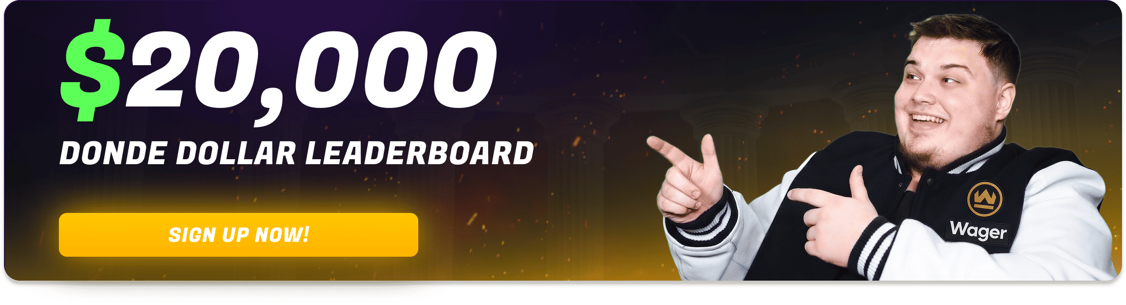 Donde Dollar Leaderboard Banner