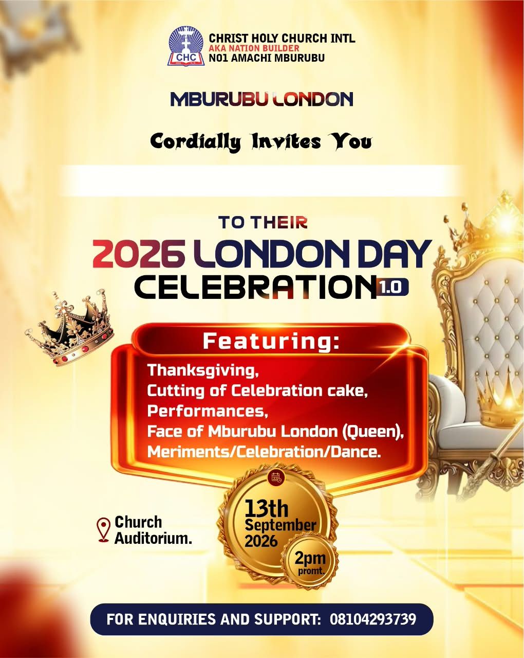 Face of Mburubu London 2026