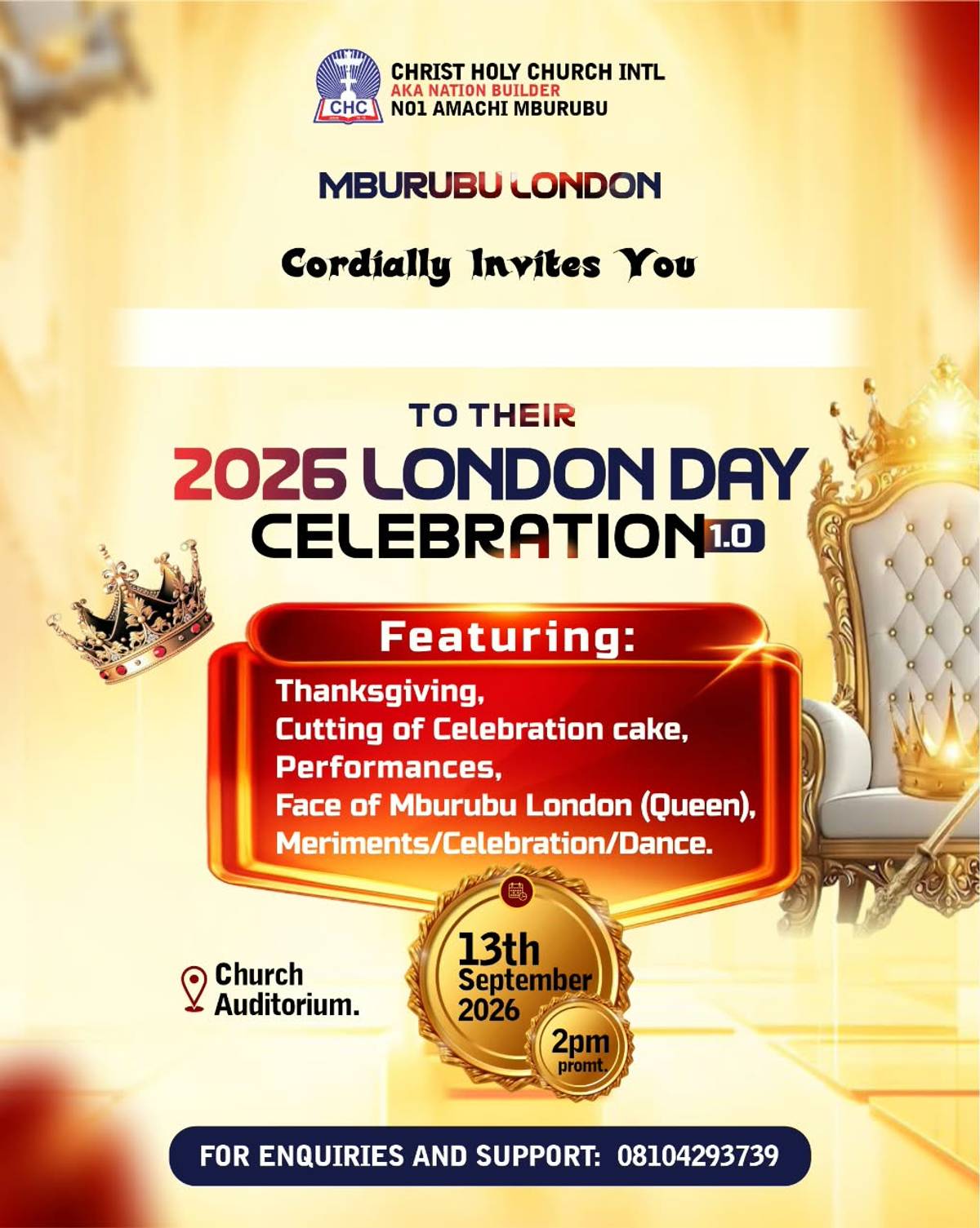 Face of Mburubu London 2026