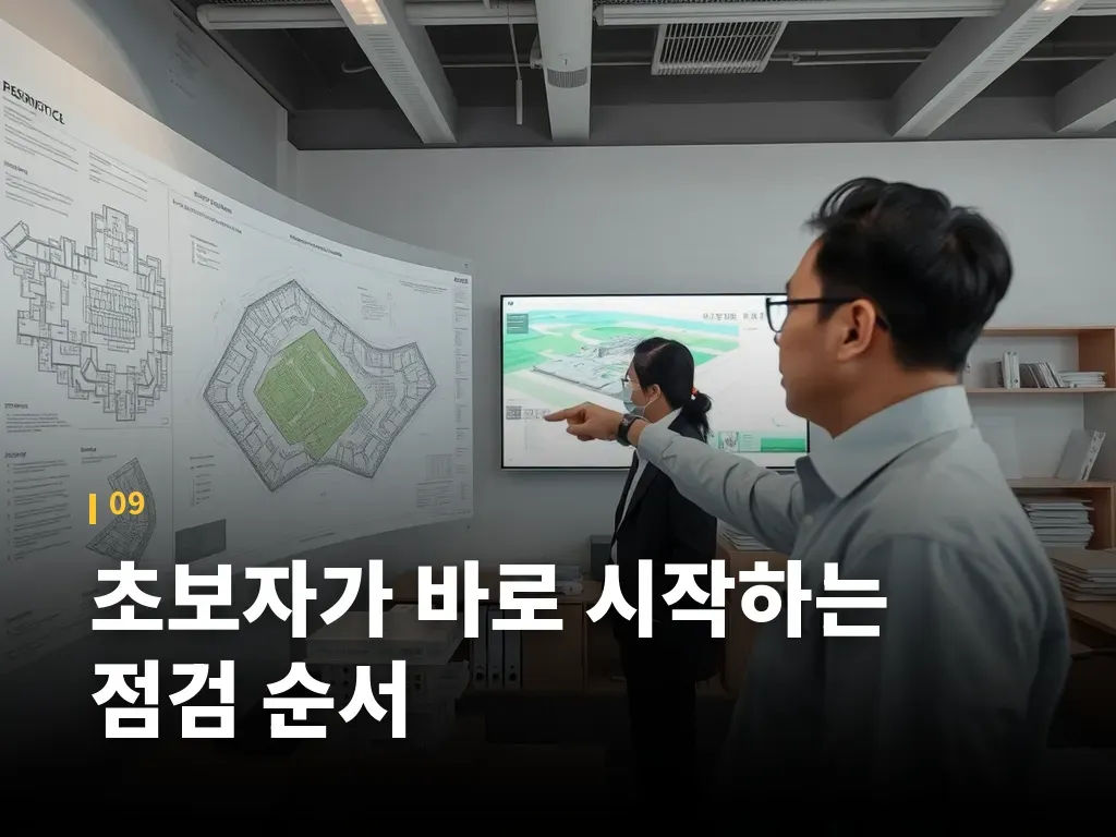 초보자가 바로 시작하는 점검 순서 이미지