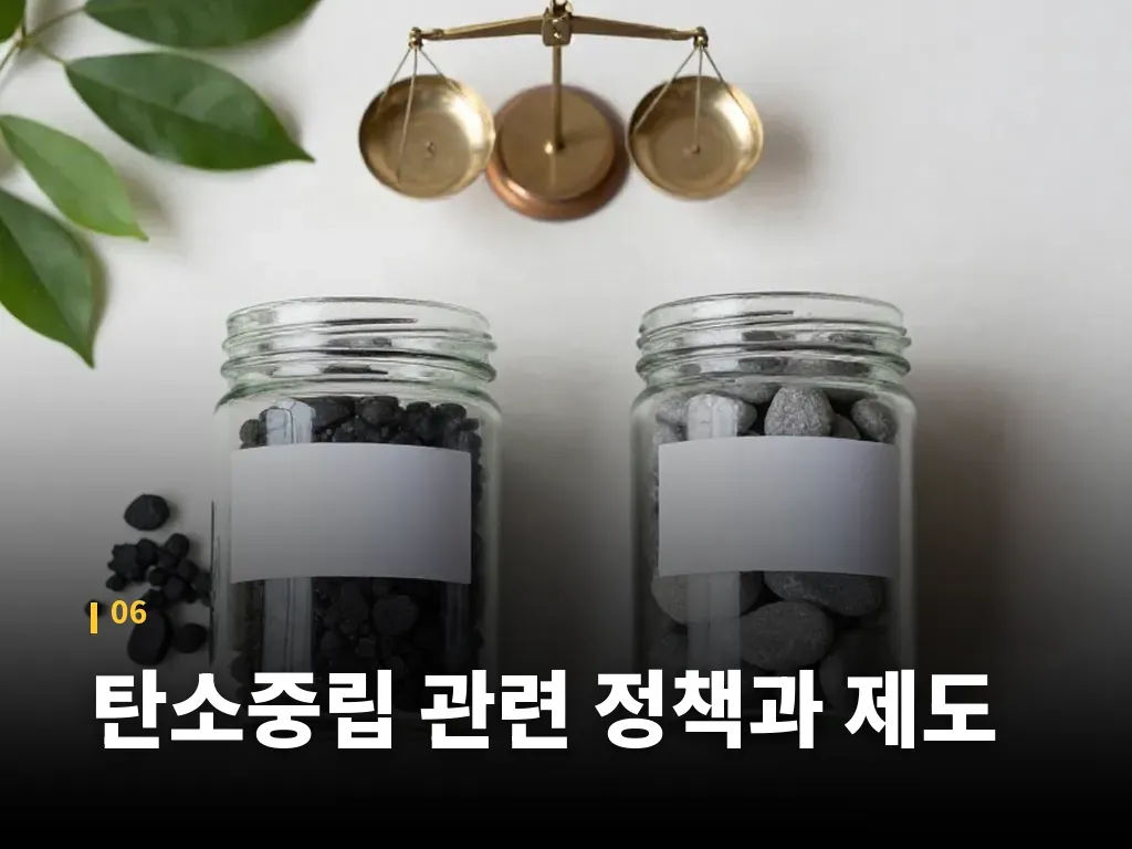 탄소중립 관련 정책과 제도 이미지