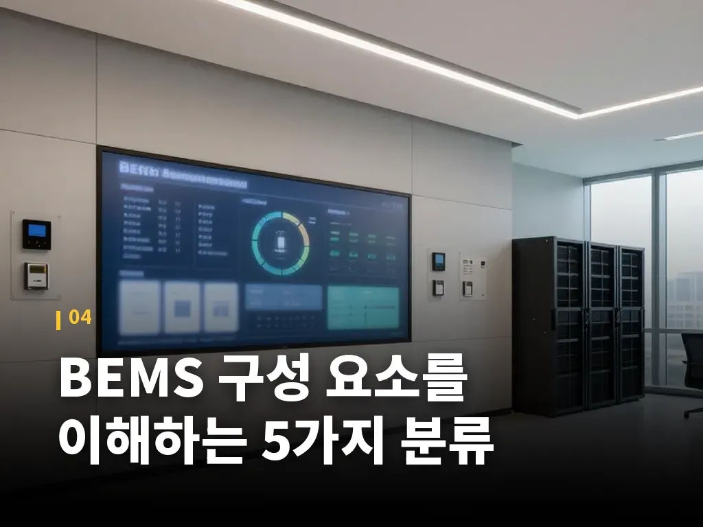 BEMS 구성 요소를 이해하는 5가지 분류 이미지