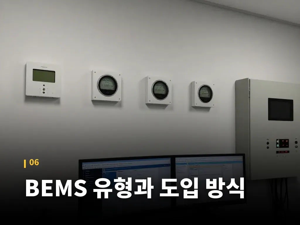 BEMS 유형과 도입 방식 이미지