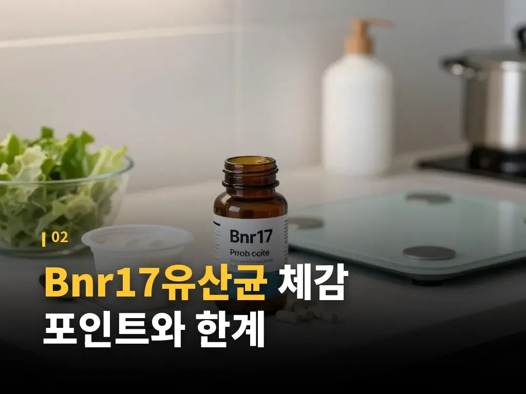 Bnr17유산균 먹는 방법과 복용 단계 이미지