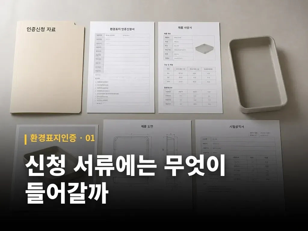 신청 서류에는 무엇이 들어갈까 이미지