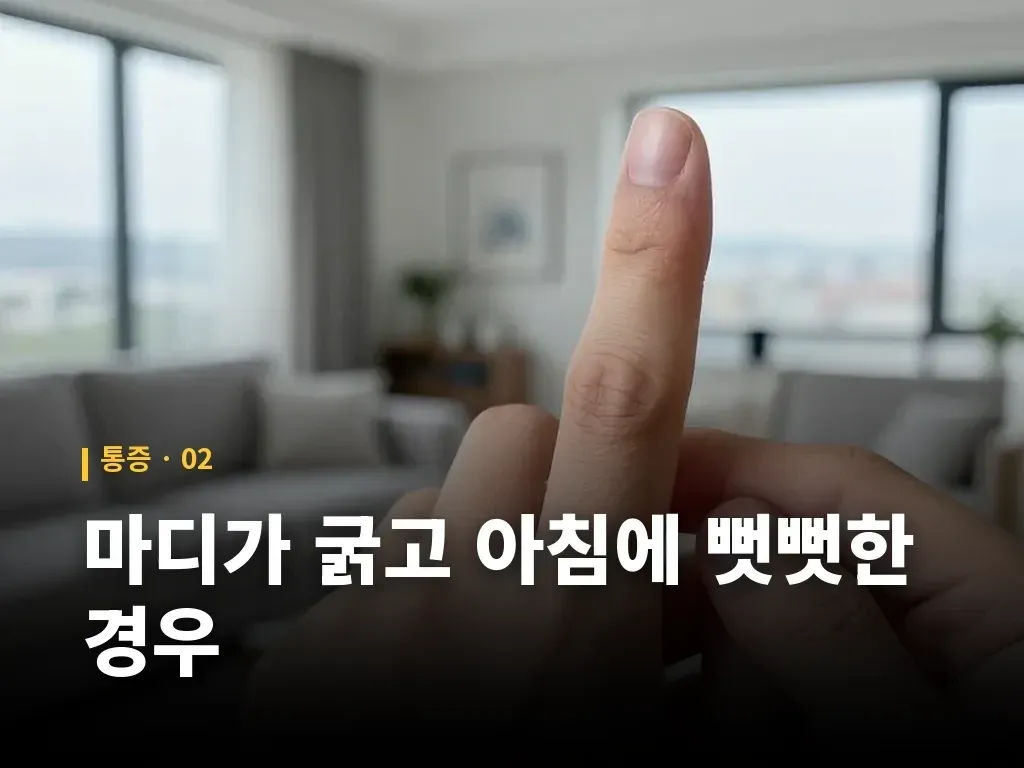 진료를 미루지 말아야 할 증상 이미지
