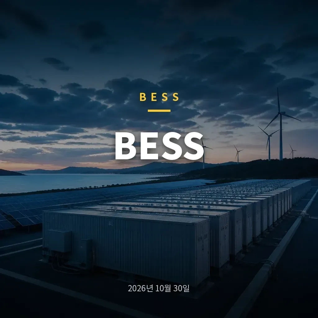 BESS, 남는 전기를 저장해 필요한 때 쓰는 원리와 활용