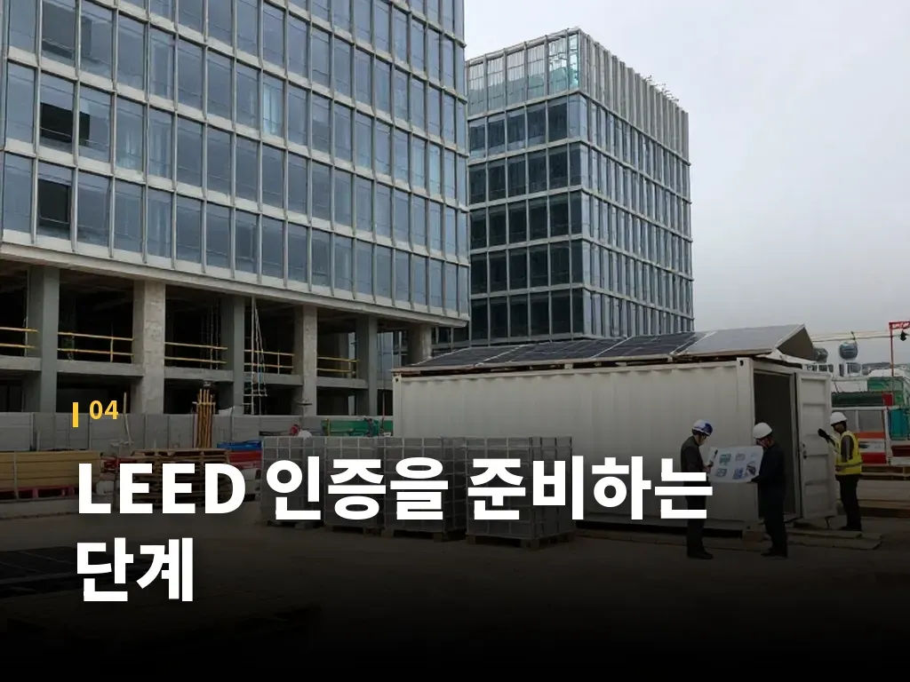 LEED 인증을 준비하는 단계 이미지
