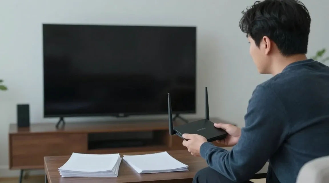 인터넷 장애와 B tv 문제를 구분하는 법 이미지