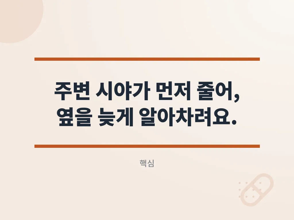 망막색소변성증 원인과 유전 양상 이미지