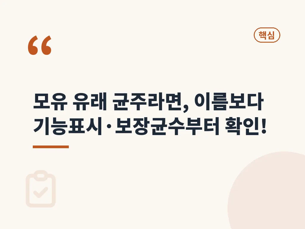 체지방 관리 관점에서 본 비교 포인트 이미지