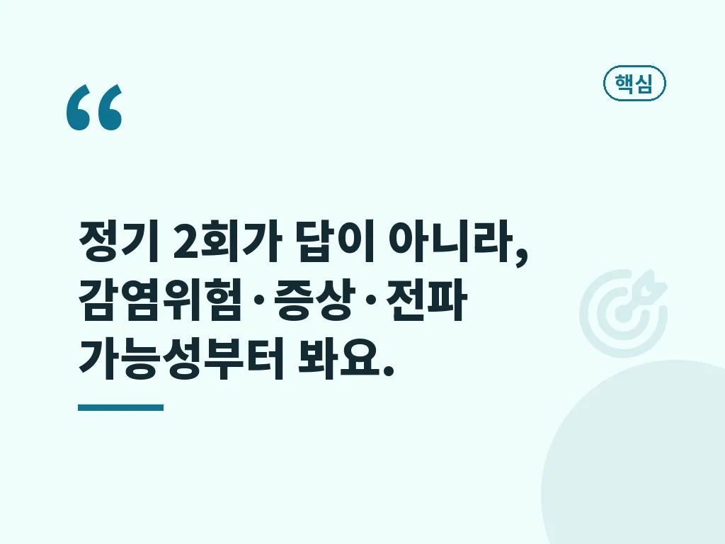 구충제 종류별 복용 방식 이미지