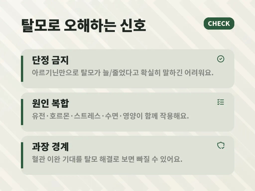 L아르기닌 선택 시 확인할 점 이미지