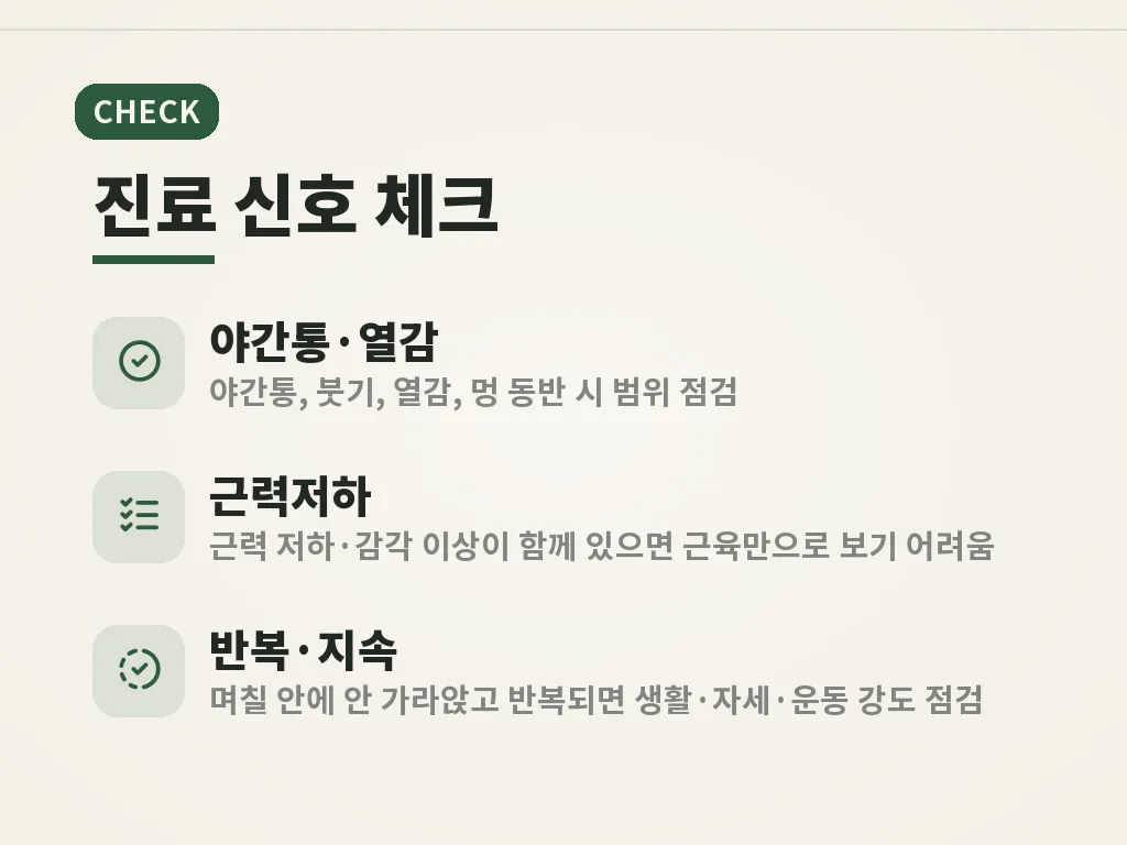 팔 근육 통증과 섬유근육통의 차이 이미지