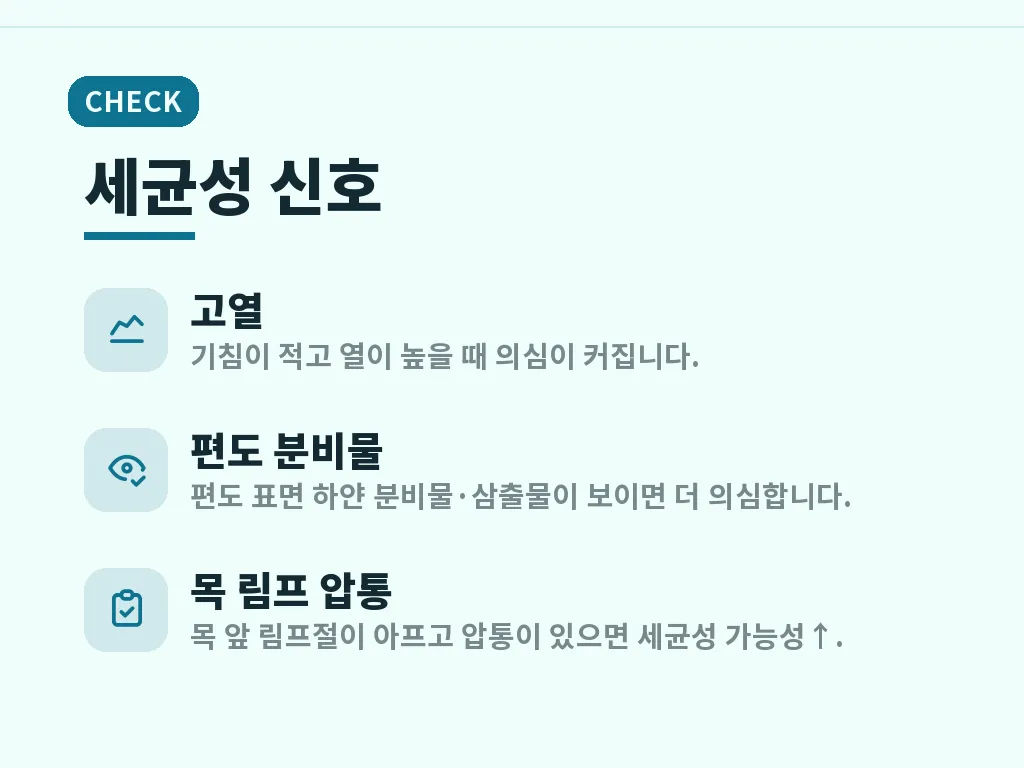 병원에서 보는 검사와 판단 기준 이미지