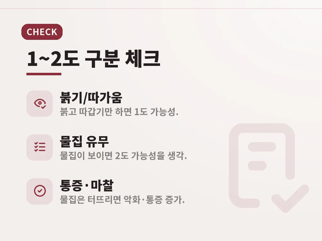 부위별로 더 조심해야 하는 곳 이미지