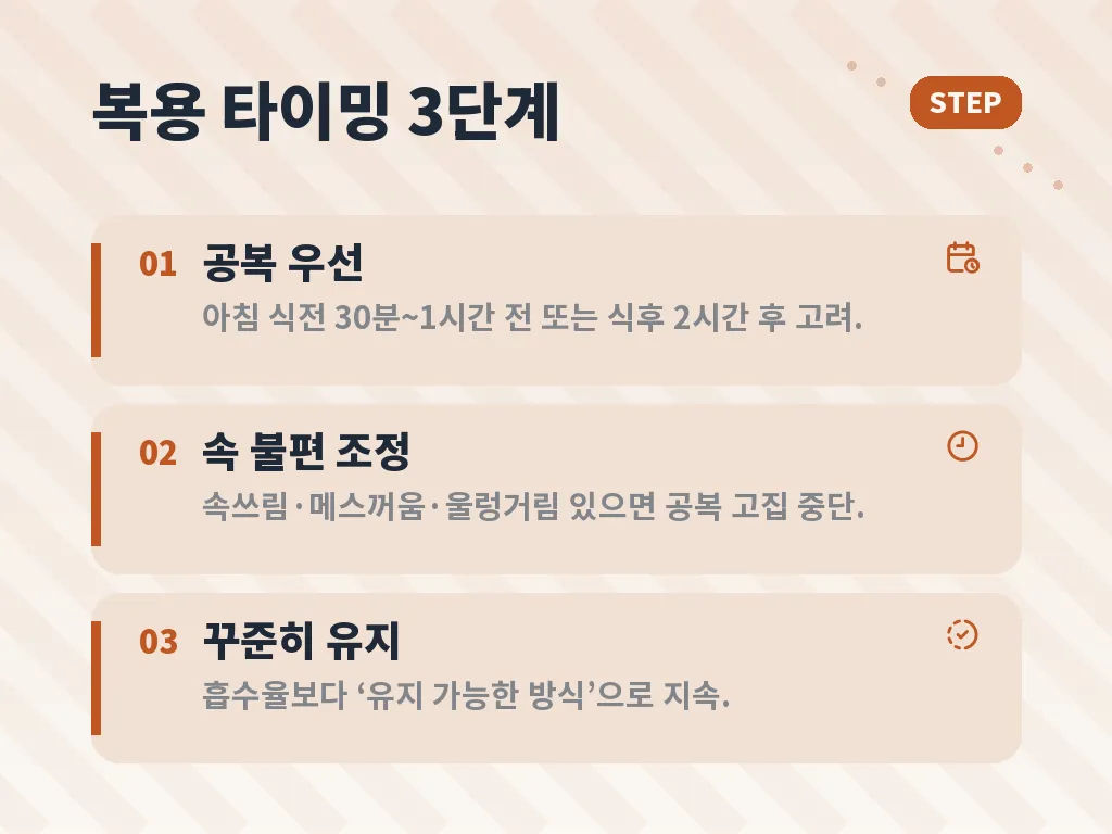 알리포산과 함께 비교되는 조합 성분 이미지