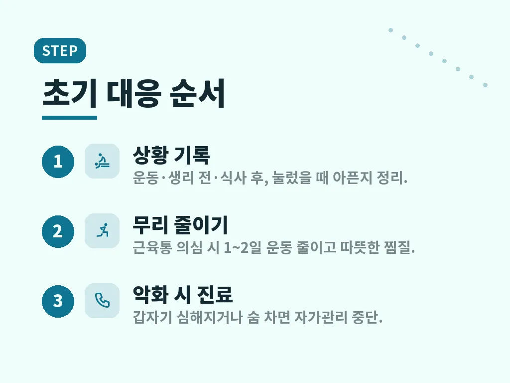 여자 왼쪽 가슴 통증이 위험 신호일 때 이미지