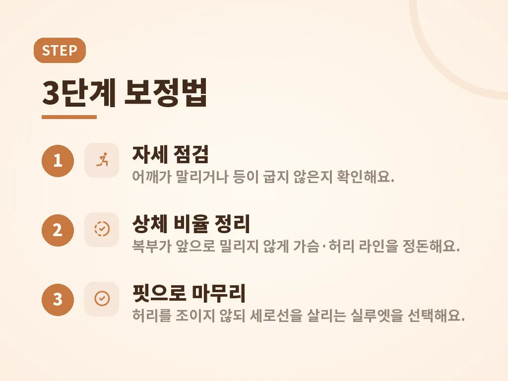 상체비만 코디 추천 유형 이미지