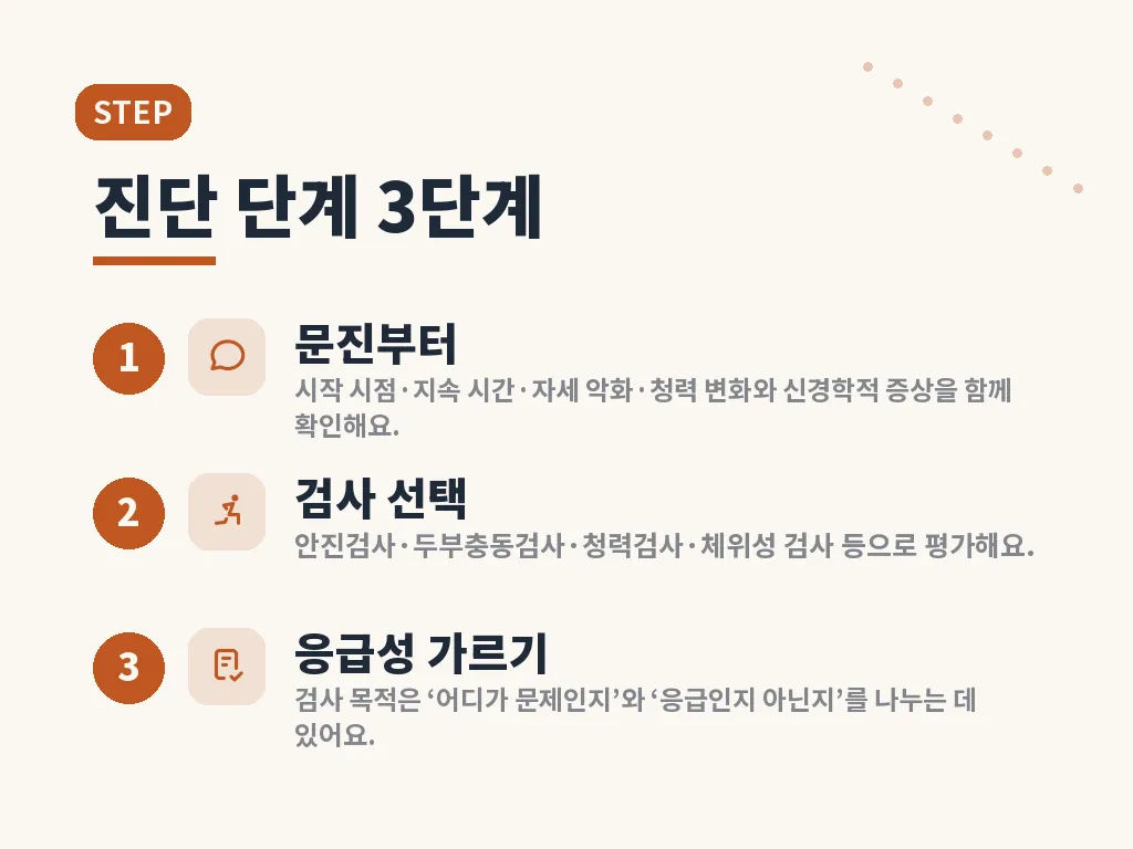 전정기관 이상 해결 방법과 치료 방향 이미지