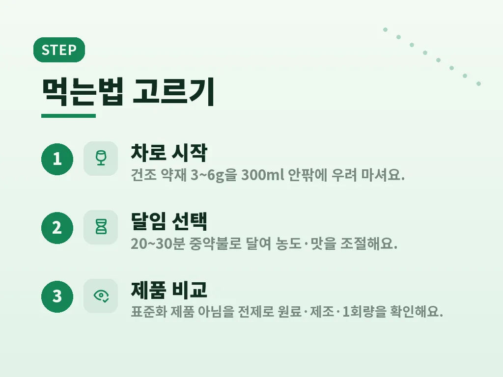 익모초 효능을 기대할 때 주의할 부작용 이미지