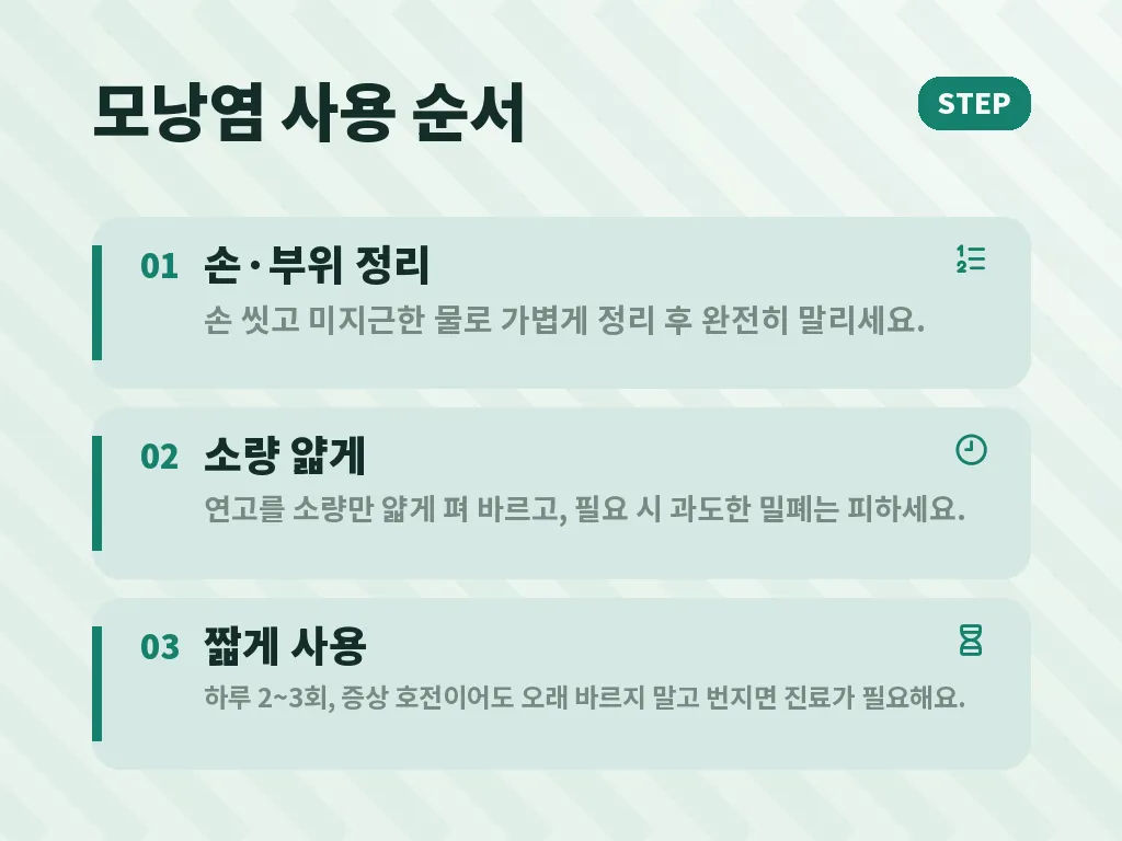 에스로반이 잘 맞는 상황과 그렇지 않은 상황 이미지