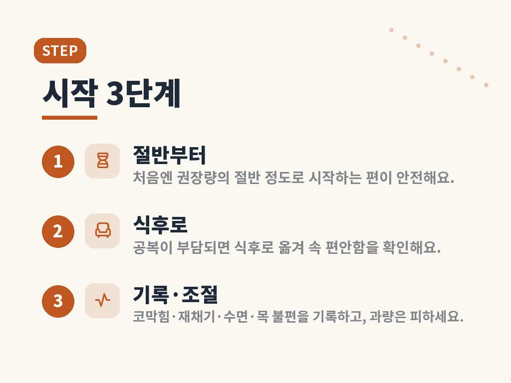 삼백초 추출물 유형별 분류 이미지