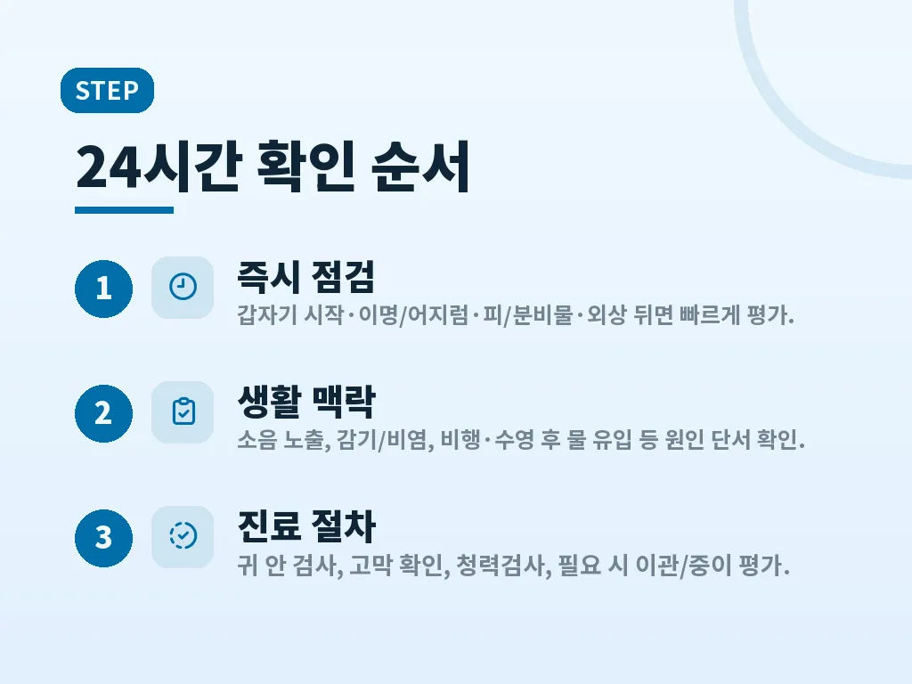 생활 속 예방 습관 4가지 이미지