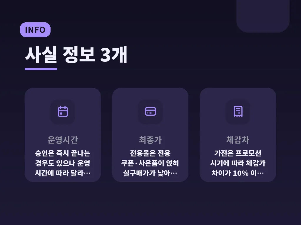 구매 전 꼭 확인할 조건 이미지