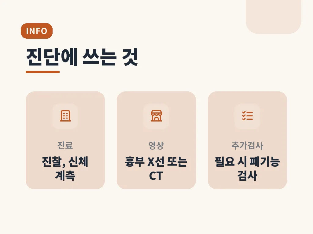 새가슴 속옷과 생활 관리 이미지