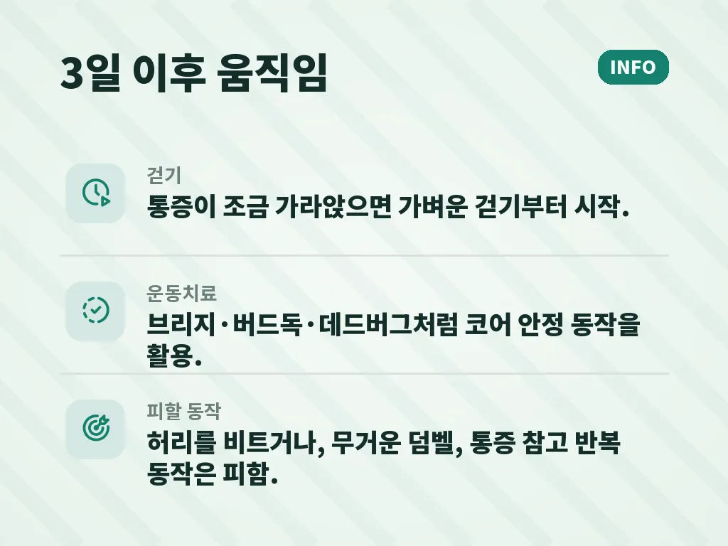 병원 진료가 필요한 경고 신호 이미지