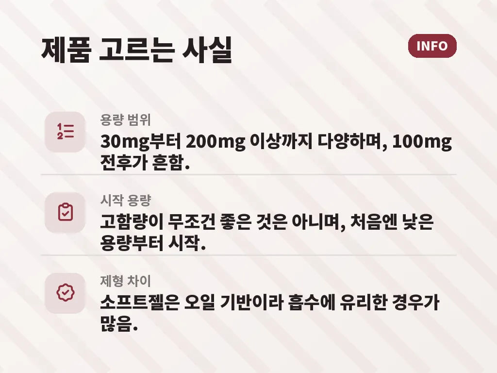 임신 준비와 코큐텐 섭취 이미지