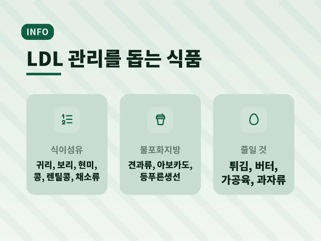 LDL콜레스테롤과 HDL콜레스테롤의 차이 이해하기 이미지