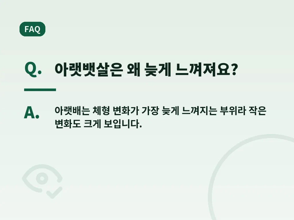 아랫뱃살 관리에 도움이 되는 도구와 비용 이미지