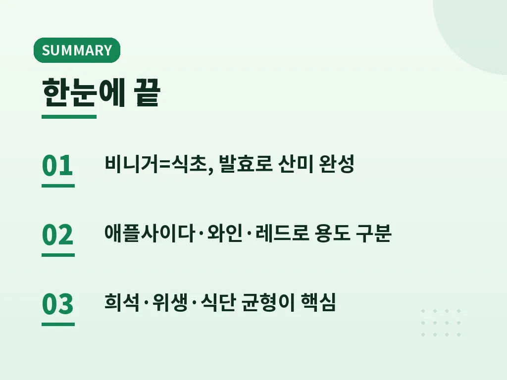 비니거 뜻이 자주 쓰이는 이유 이미지