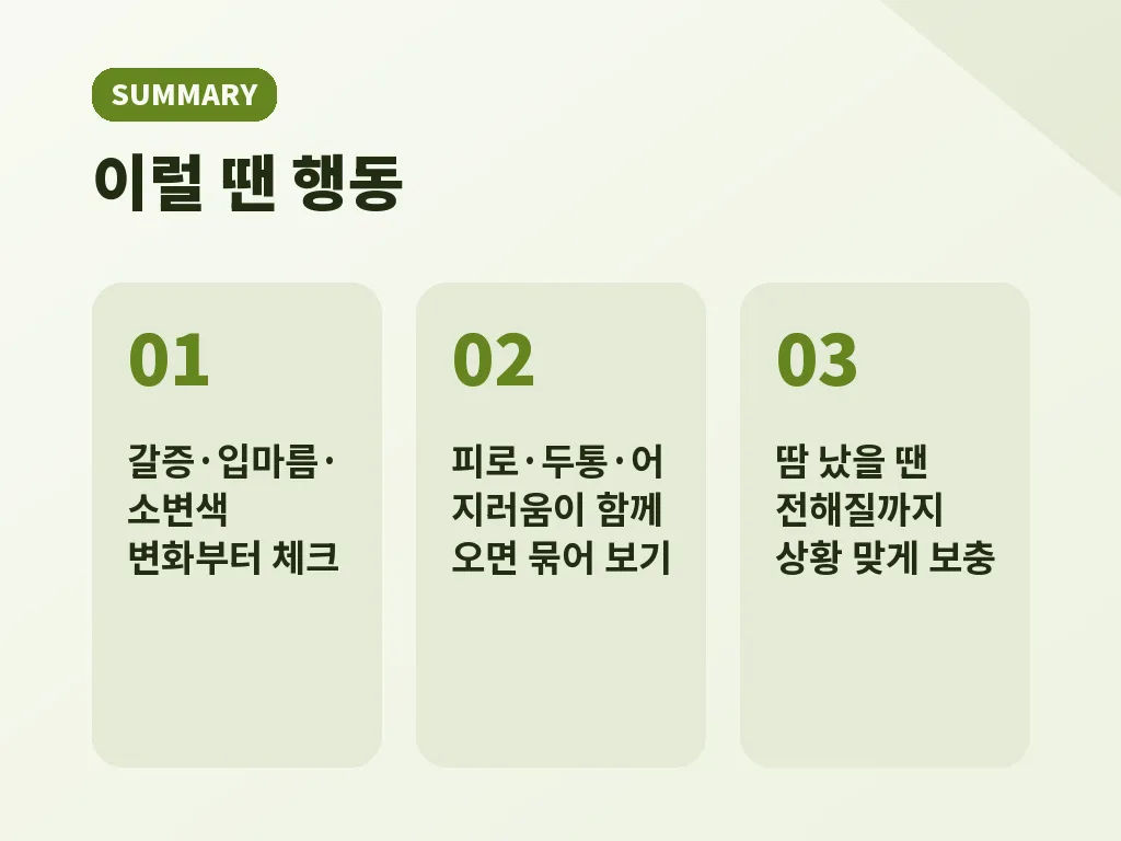 병원 상담이 필요한 경우 이미지
