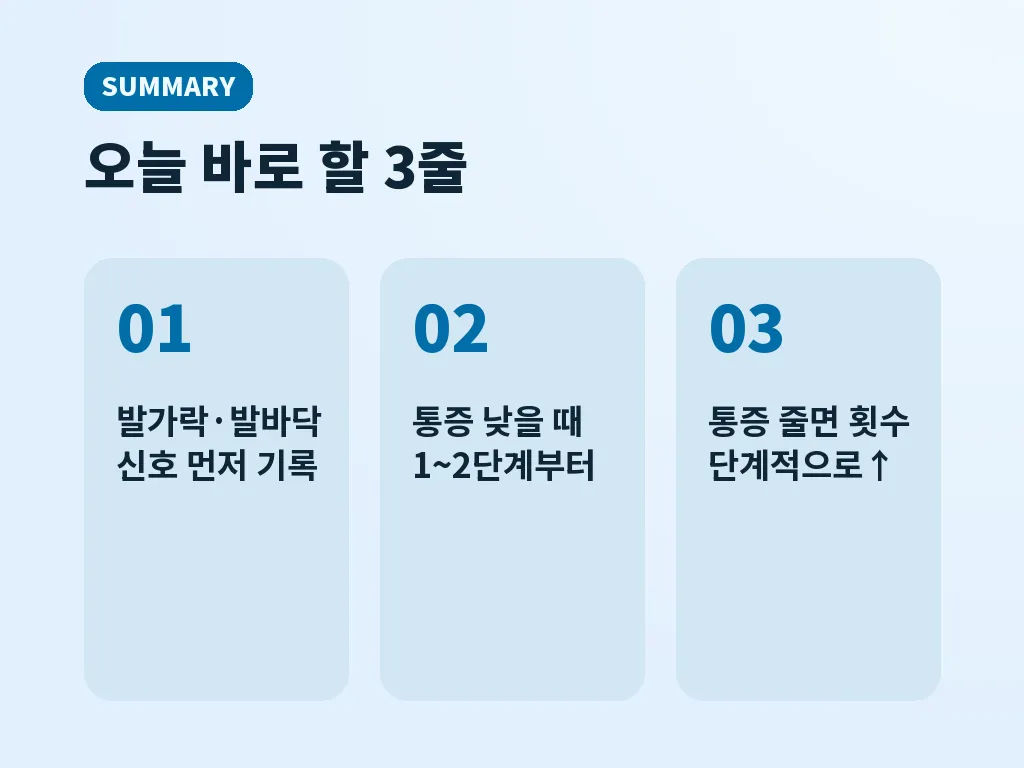 무지외반증 예방과 재발 관리 이미지
