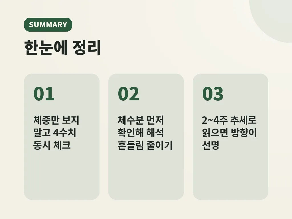 인바디와 함께 보면 좋은 생활 지표 이미지