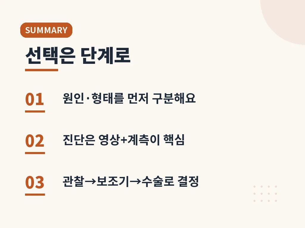 예방과 악화 방지 습관 이미지