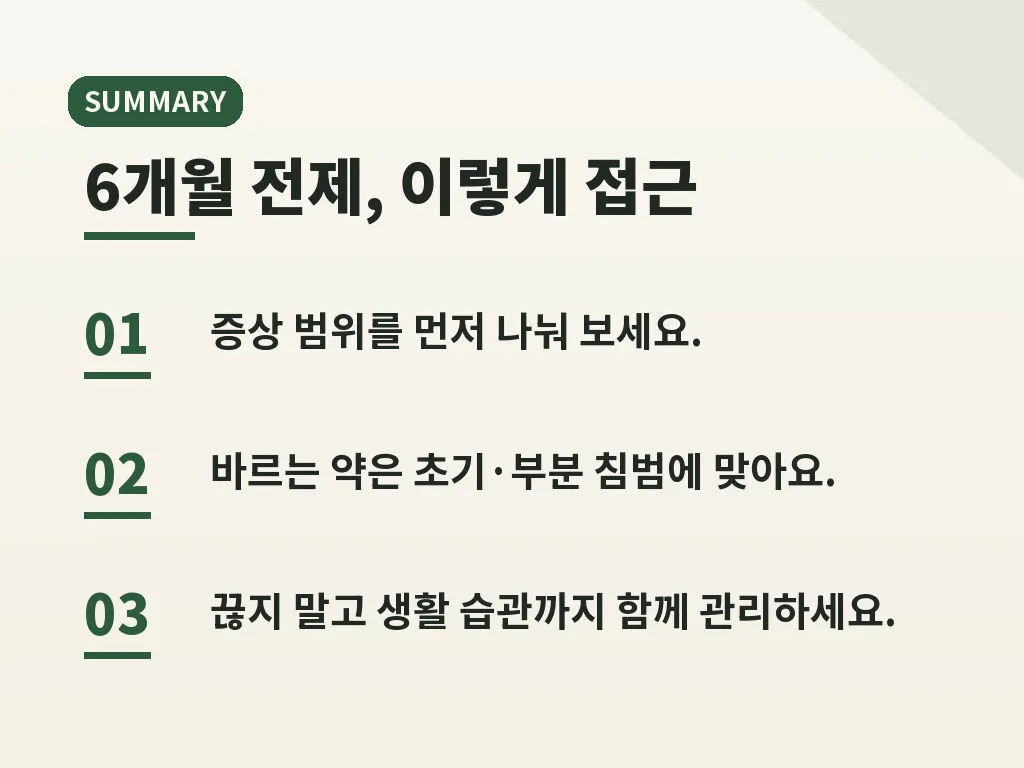 병원 진료가 필요한 신호 이미지