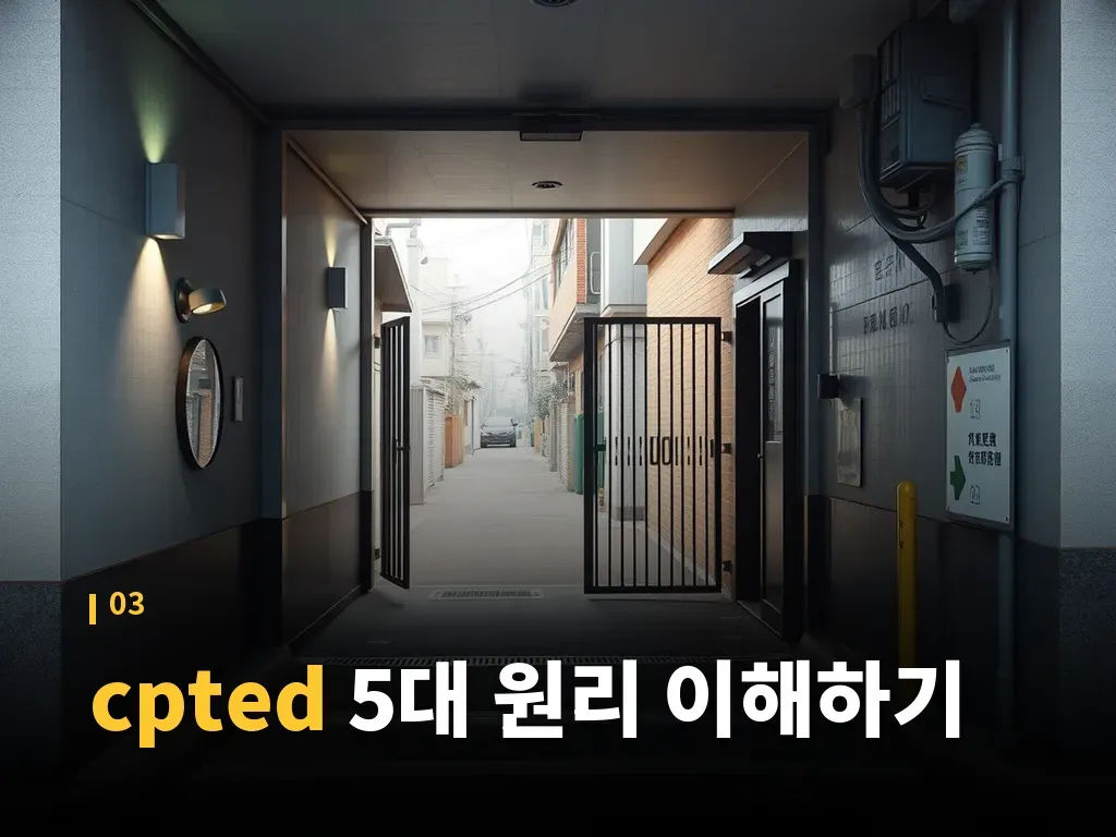 cpted와 기술의 결합 이미지