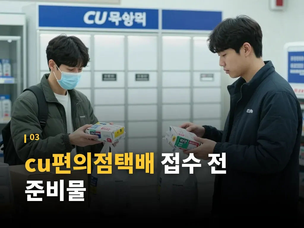 cu편의점택배와 다른 편의점 서비스 비교 이미지