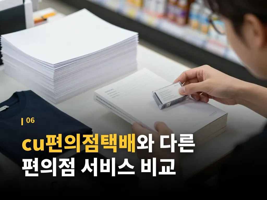cu편의점택배 활용 팁 이미지