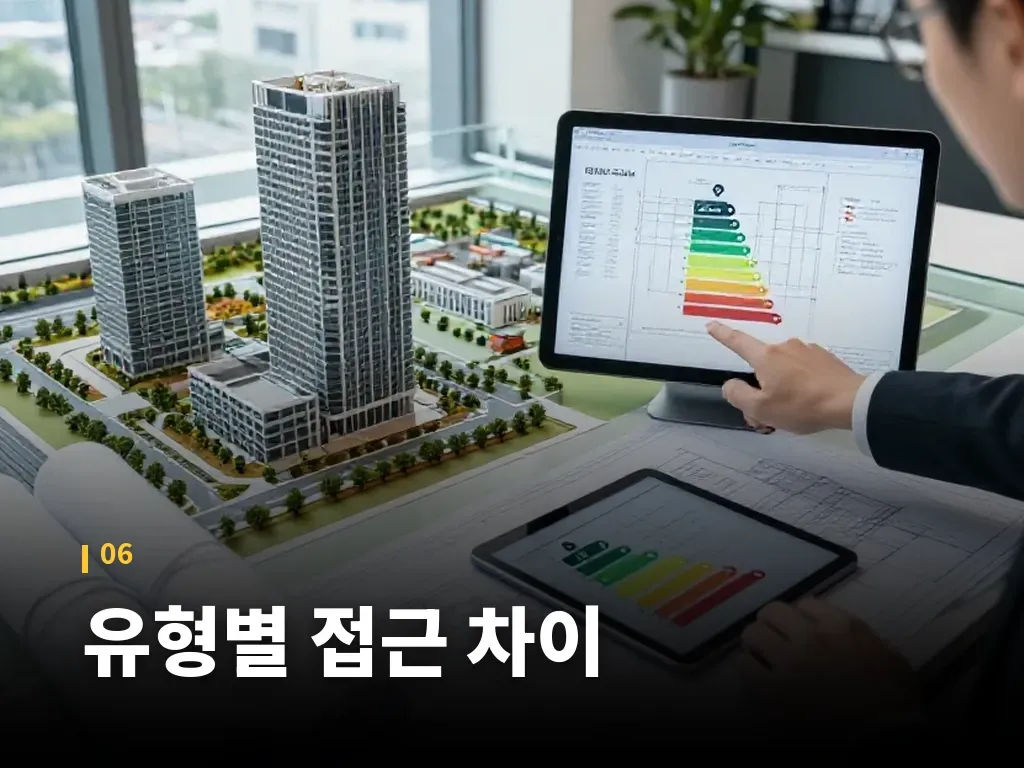 유형별 접근 차이 이미지
