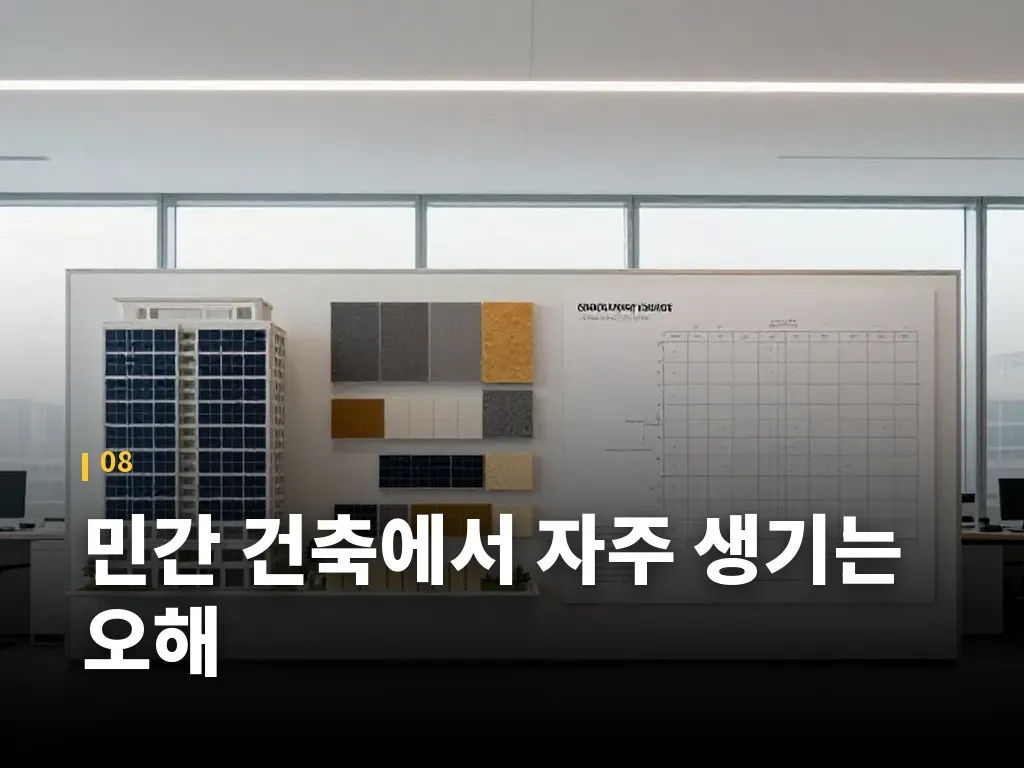 민간 건축에서 자주 생기는 오해 이미지