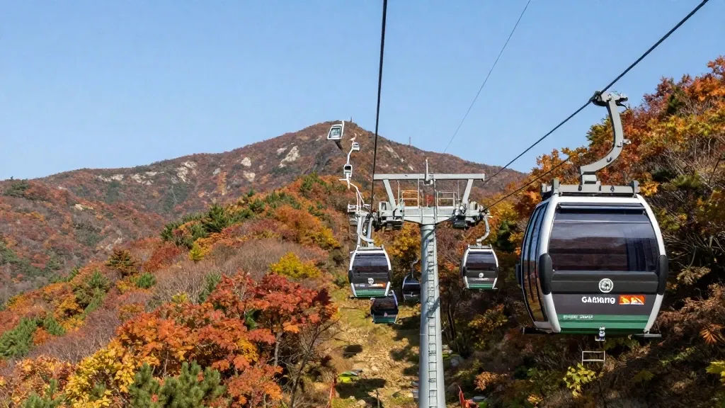 가리왕산 케이블카와 인근 케이블카 비교 분석 이미지