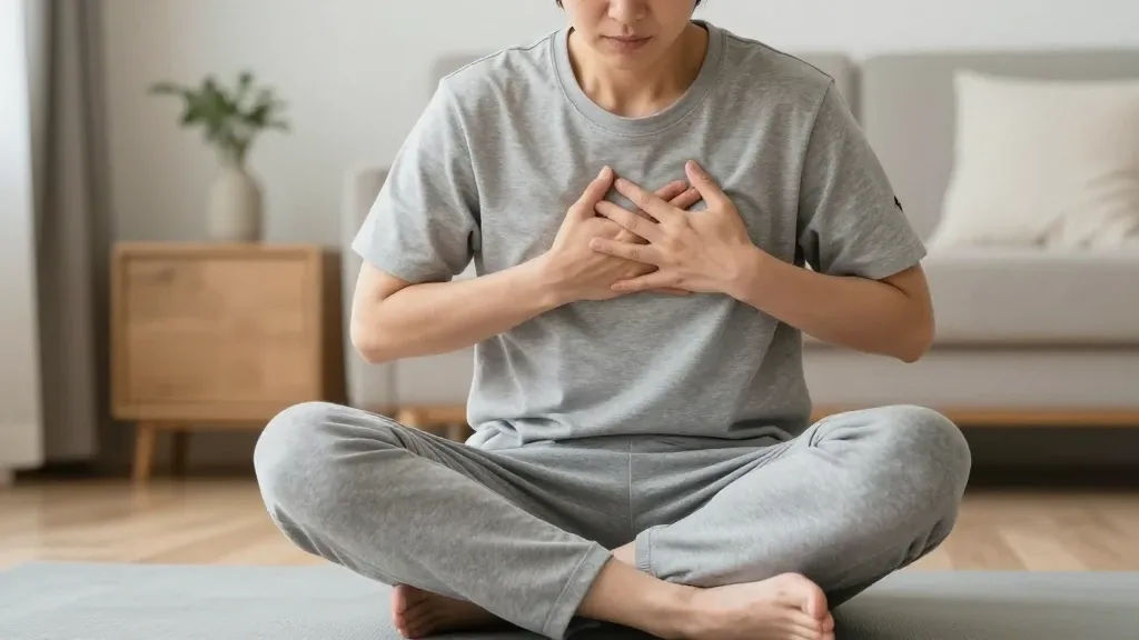가슴뼈 소리 예방을 위한 생활 습관 이미지