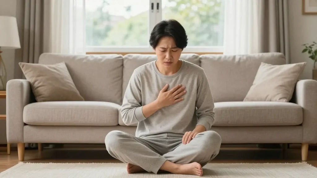 가슴뼈 소리 원인별 해결 단계 이미지